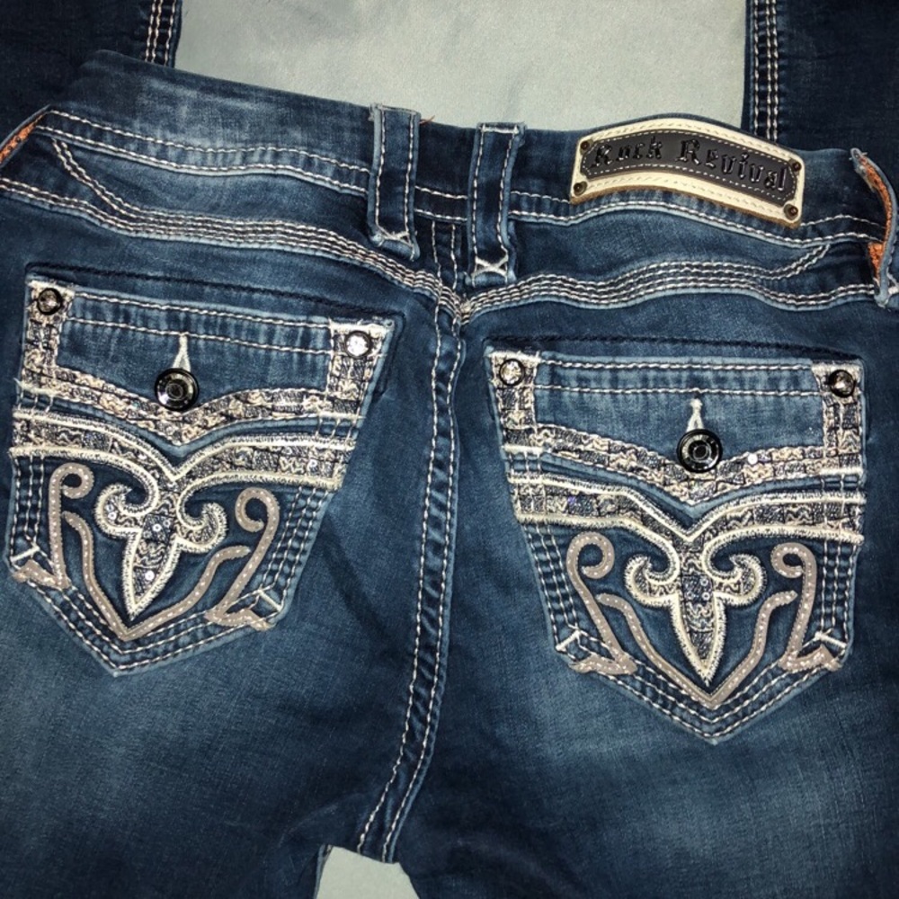 Size 27 Tali Rock Revival jeans